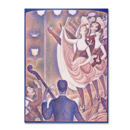 Trademark Fine Art Georges Seurat 'Le Chahut' Canvas Art, 35x47 AA01138-C3547GG